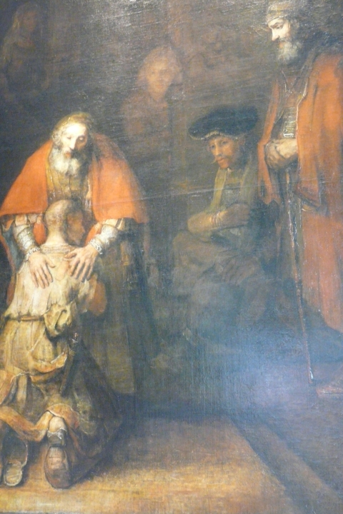 Rembrandt Le retour de l'enfant prodigue .1660